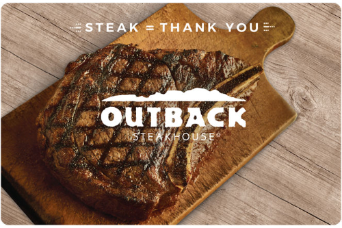 Outback Steakhouse Gift Card